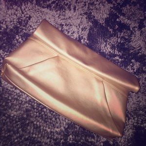 Big size gold clutch